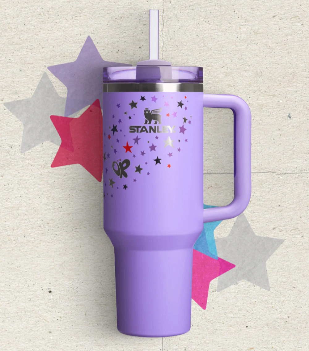 Stanley Purple Olivia Rodrigo Tumbler Flowstate Purple Quencher 40 Oz NEW in Box